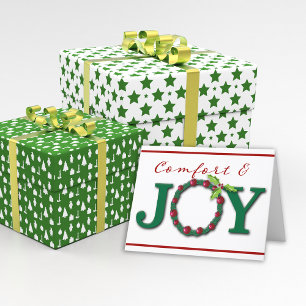 Tarjeta Festiva Bienvenida a Navidades de Confort y Alegría