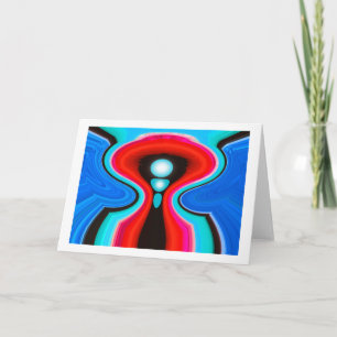 Tarjeta Festiva Bienvenida alienígena