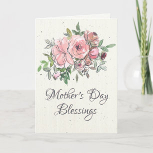 Tarjeta Festiva Bienvenida del Día de la Madre Biblia versus Flora