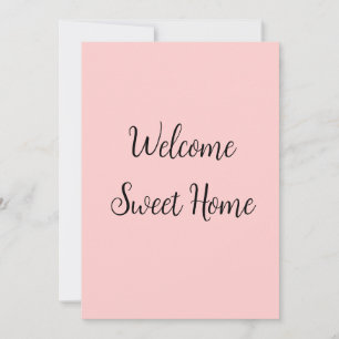 Tarjeta Festiva Bienvenida Realtor hogar cálido agregar tu nombre