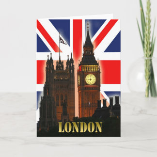 Tarjeta Festiva Big Ben, Londres, Inglaterra