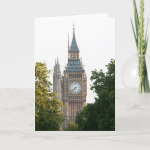 Tarjeta Festiva Big Ben Londres Inglaterra