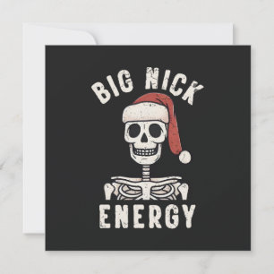 Tarjeta Festiva Big Nick Energy