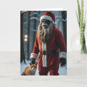 Tarjeta Festiva Bigfoot Festivo