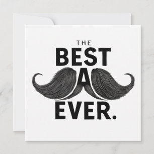 Tarjeta Festiva Bigote El Mejor Papá del Mundo Día del Padre