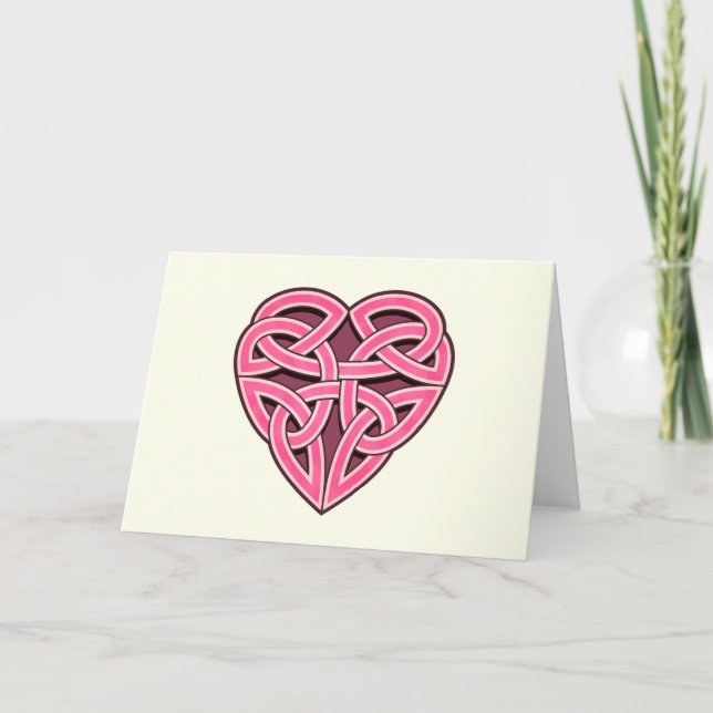 Tarjeta Festiva Bijii Heartknot Card (Anverso)