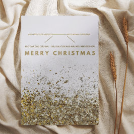 Tarjeta Festiva Biología de ARNm felices navidades