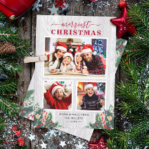 Birch Rústica Mistletoe Merriest Navidades 3 Foto