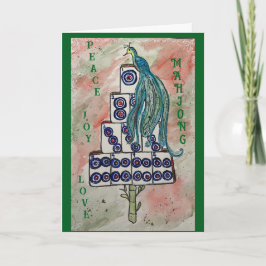 Tarjeta Festiva Bird Bam Holiday