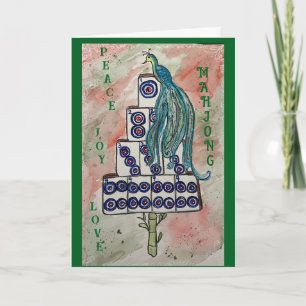 Tarjeta Festiva Bird Bam Holiday