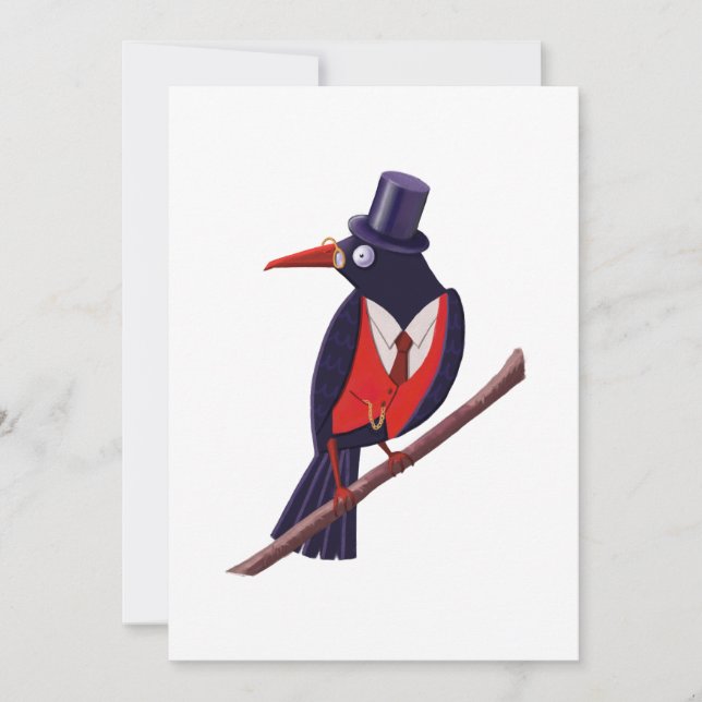 Tarjeta Festiva Bird inteligente (Anverso)