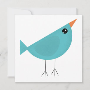 Tarjeta Festiva Birdy