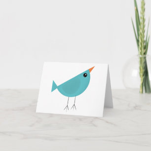 Tarjeta Festiva Birdy