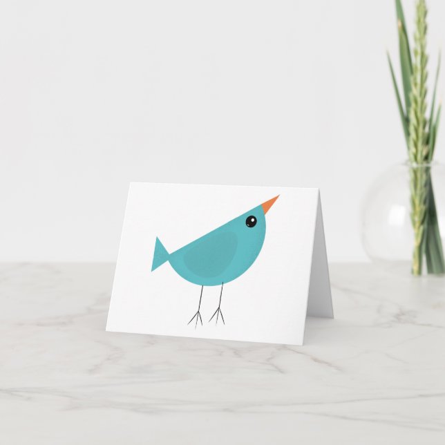 Tarjeta Festiva Birdy (Anverso)