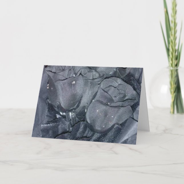 Tarjeta Festiva blackrose (Anverso)