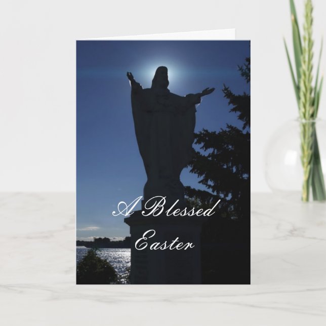 Tarjeta Festiva Blessed Easter Card (Anverso)