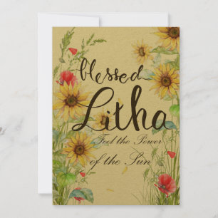 Tarjeta Festiva Blessed Litha
