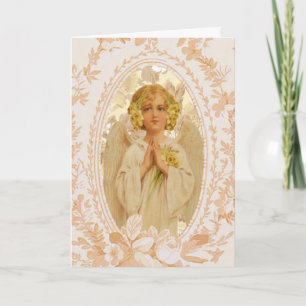 Tarjeta Festiva Blessing Angel Easter Card
