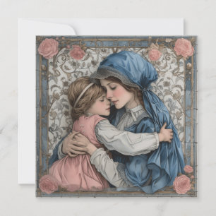 Tarjeta Festiva Bliss de maternidad: letras dulces