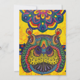 Tarjeta Festiva Blissful Hippo Blank Note Card