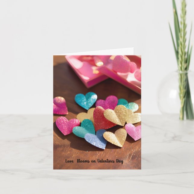 Tarjeta Festiva Blogs de amor v1 (Anverso)