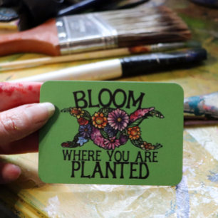 Tarjeta Festiva Bloom donde te plantan
