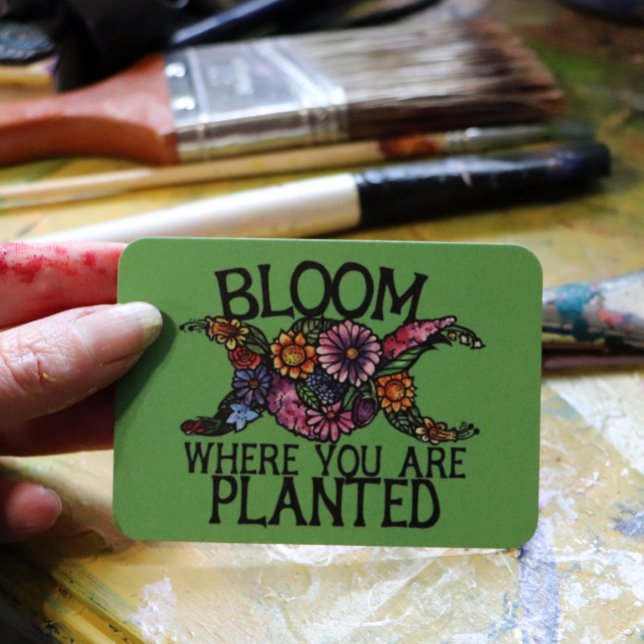 Tarjeta Festiva Bloom donde te plantan (Subido por el creador)
