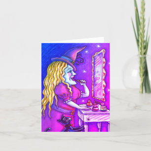 Tarjeta Festiva BLOQUEAR LIPSTICK, PERFUME & NAIL POLISH, FUNNY Bl