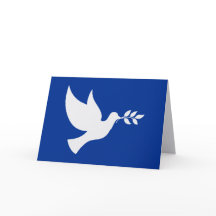 Blue and White Peace Dove