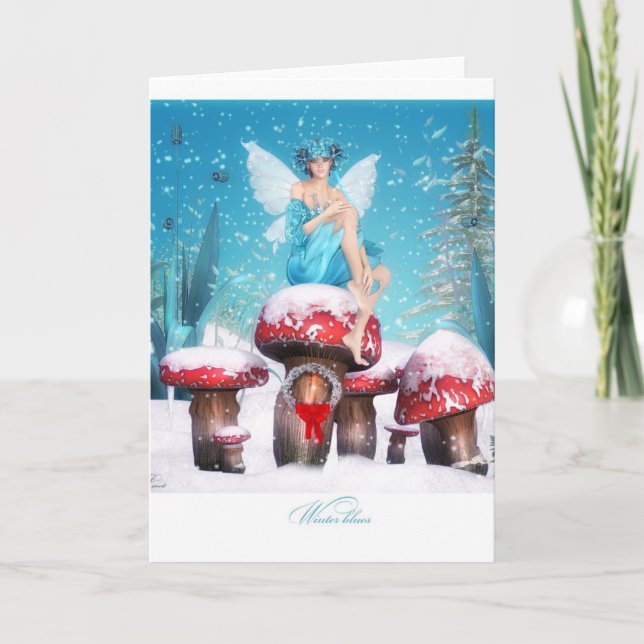 Tarjeta Festiva Blusas de invierno (Anverso)