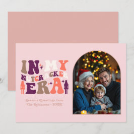 Tarjeta Festiva Blushing Holiday My Nutcracker Era Christmas Photo