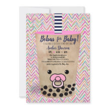 Bobas Para Bebé Boba Tea Inspirado Baby Shower