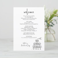 Boda Bienvenida Torre de champán Itinerario