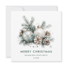 Bohemian Sage Green Christmas OrnamCorporate