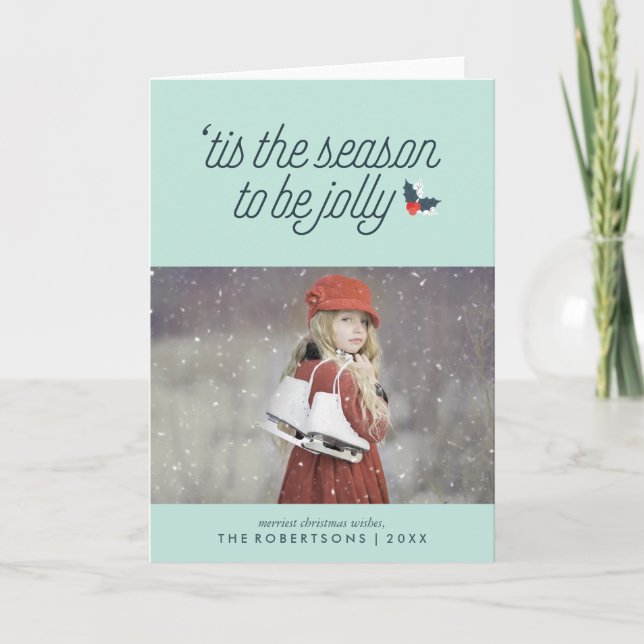 Tarjeta Festiva Bolas de Navidades festivos (Anverso)