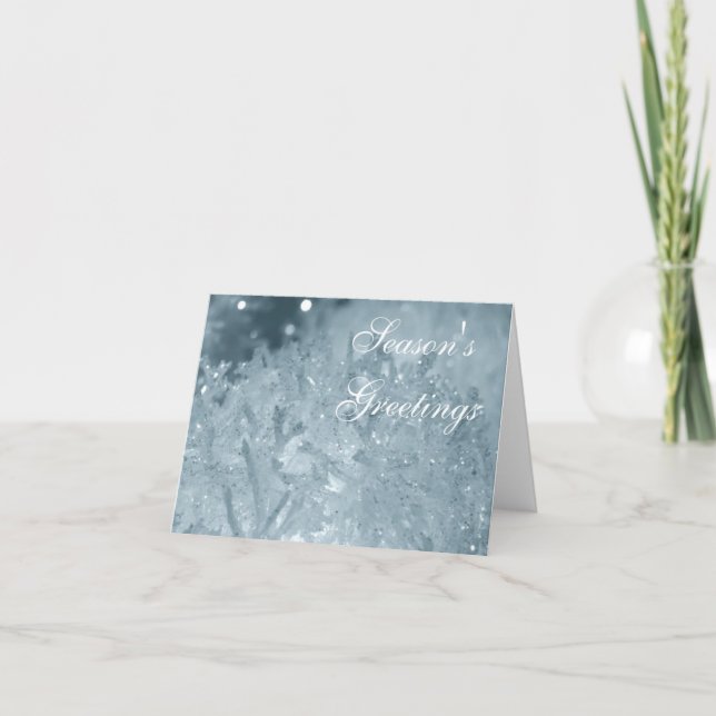 Tarjeta Festiva Bolas de nieve 2 (Anverso)