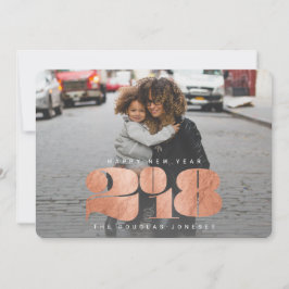 TARJETA FESTIVA BOLD NEW YEAR
