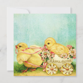 Tarjeta Festiva Boletos de Pascua para bebés dulces