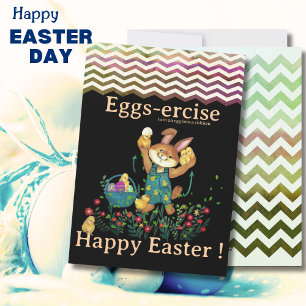 Tarjeta Festiva Bollería de pascua y gallinas