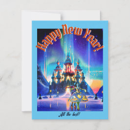 Tarjeta Festiva Bon Voyage Winter Ball Poster