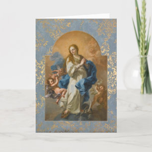 Tarjeta Festiva Bonita carta de Navidades religiosos