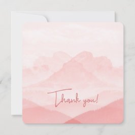 Tarjeta Festiva Bonito Rosa Gracias