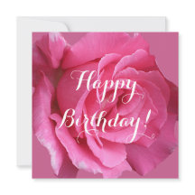 Bonito rosa rosa rosa floral personalizable Angela