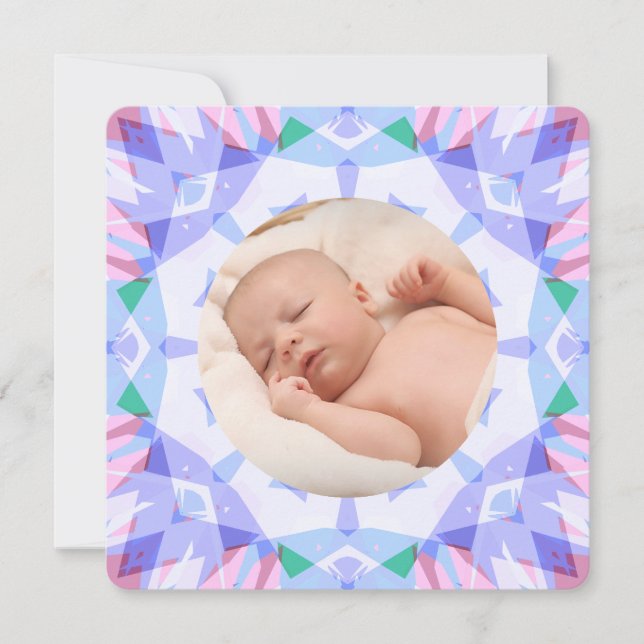 Tarjeta Festiva Bonitos blandos Pasteles Personalizados Navidades  (Anverso)