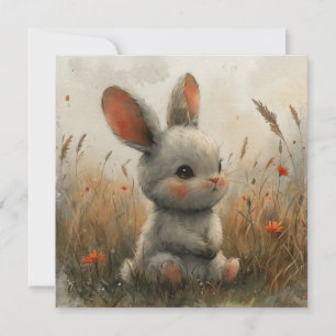 Tarjeta Festiva Bonitos Bunnies: Deseos Deliciosos 🐇 Digitales