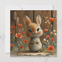 Tarjeta Festiva Bonitos conejitos: dulces sorpresas 🐰 digital