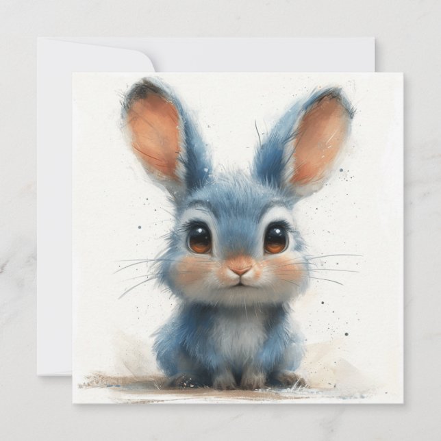 Tarjeta Festiva Bonitos dulces: Deseos 🐇 Digitales (Anverso)