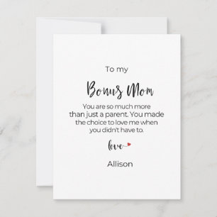 Tarjeta Festiva Bono Personalizado Mamá Día de la Madre 