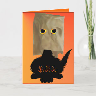Tarjeta Festiva Boo Kitty Card