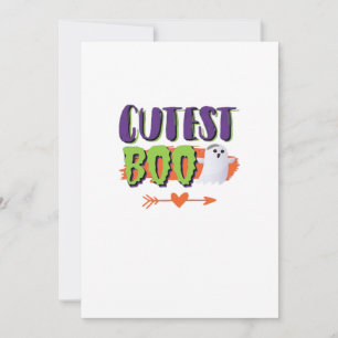 Tarjeta Festiva Boo más lindo Halloween Divertido Casual